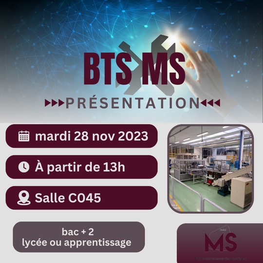 BTS MS Présentation - Lycée Blaise Pascal, Châteauroux